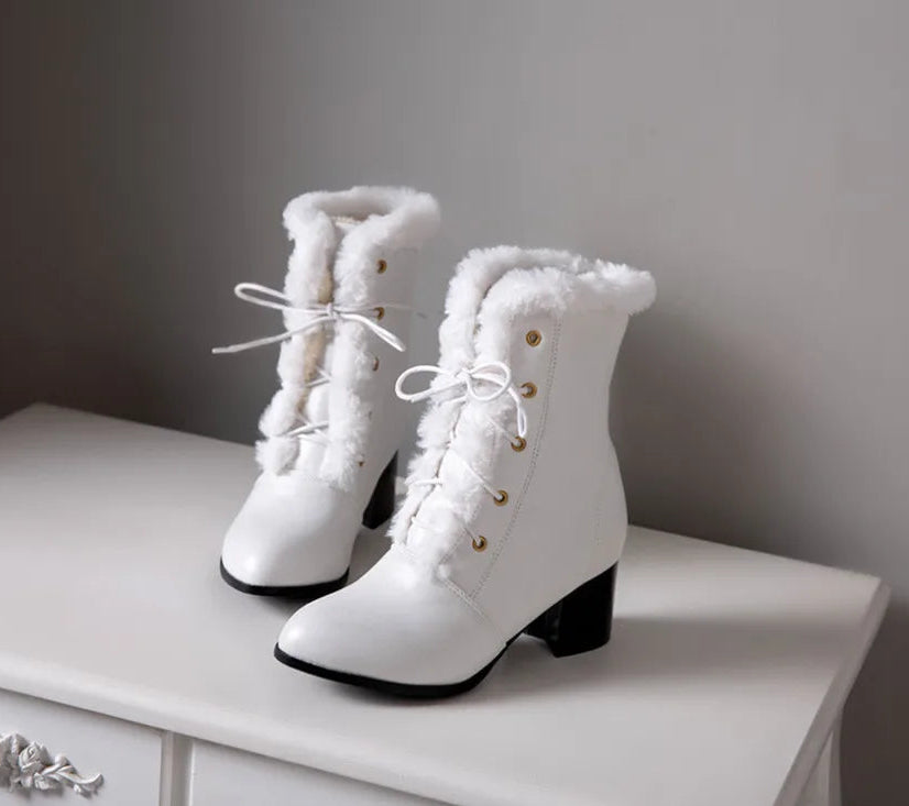 Winter Fur Ankle Boots