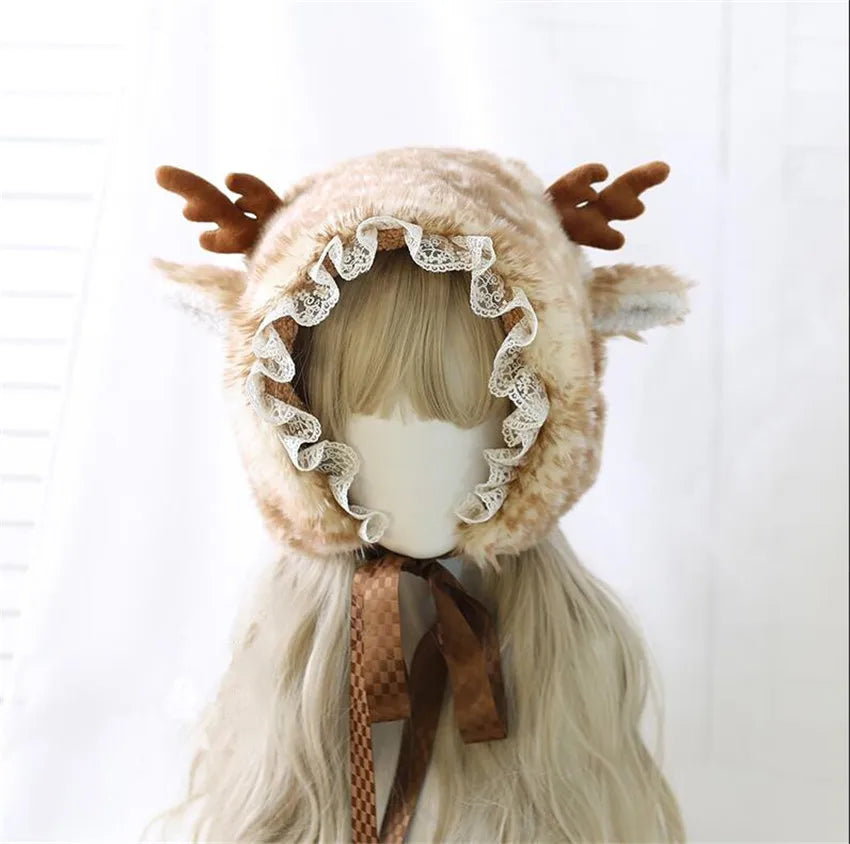 Handmade Fawn Bonnet