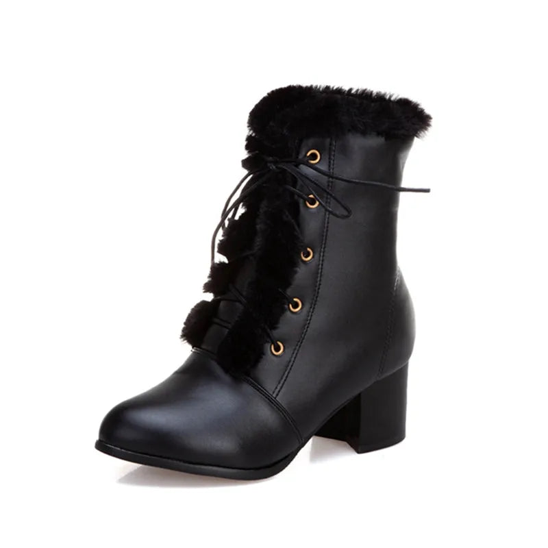 Winter Fur Ankle Boots
