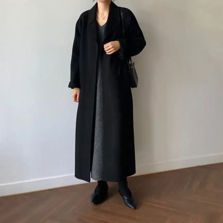 Long Elegant Wool Coat