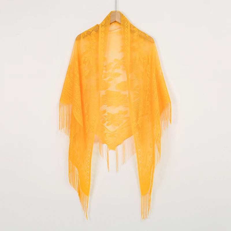 Elegant Triangle Wrap Shawl