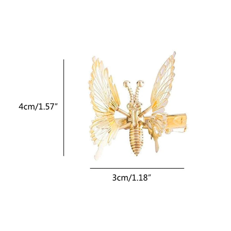 3D Butterfly Hair Clips 10Pcs