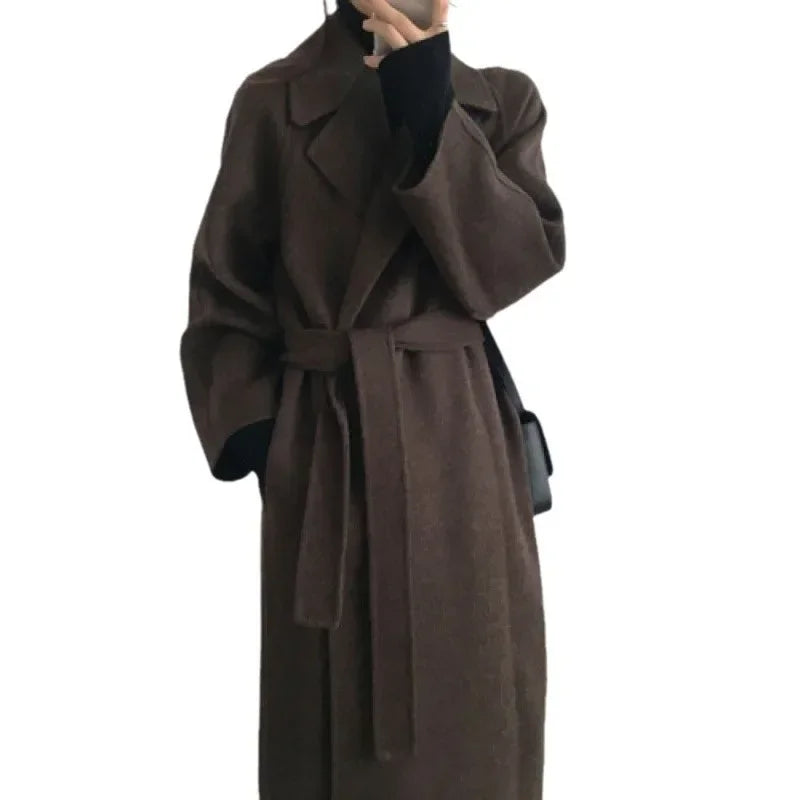 Long Elegant Wool Coat