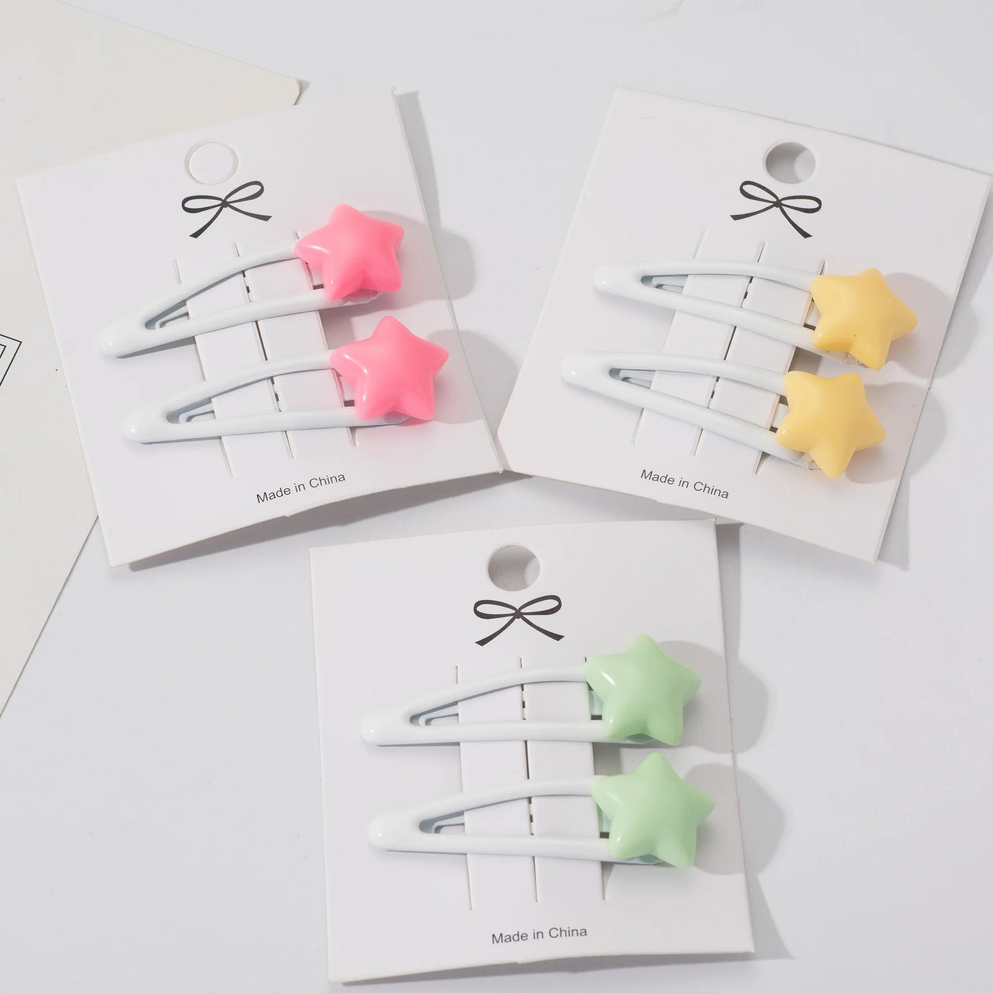 Cute Bubble Star Hairpins
