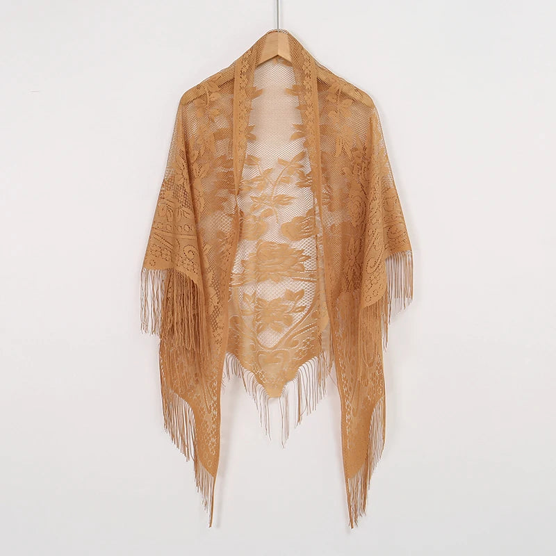 Elegant Triangle Wrap Shawl