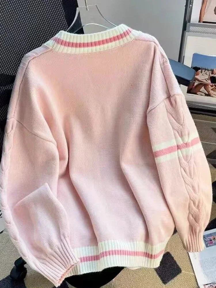 Sweet Bow Knitted Cardigan