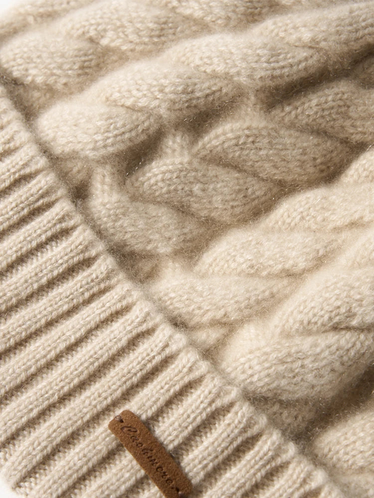 100% Mongolian Cashmere Beanie