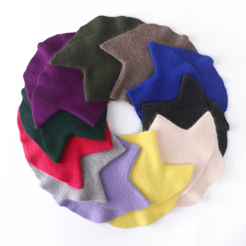 Cashmere Wool Blend Turtleneck