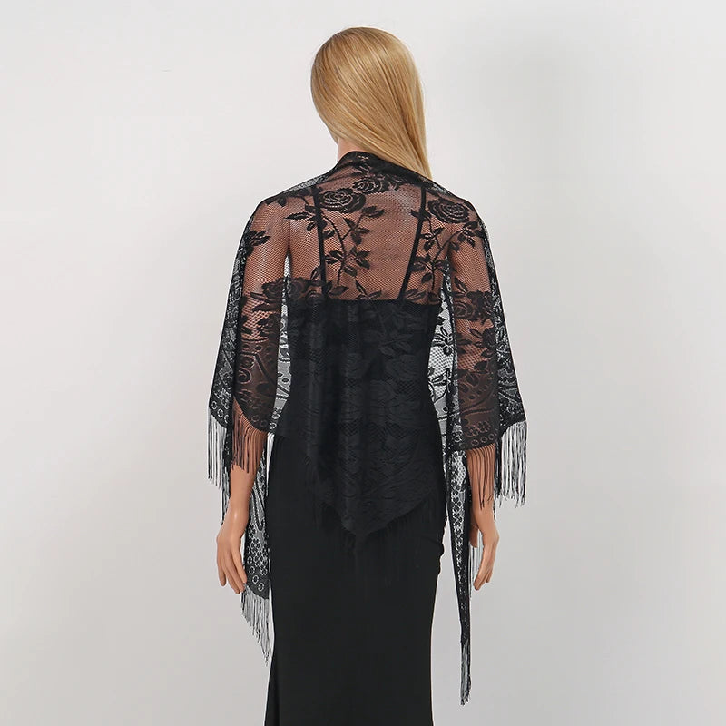 Elegant Triangle Wrap Shawl