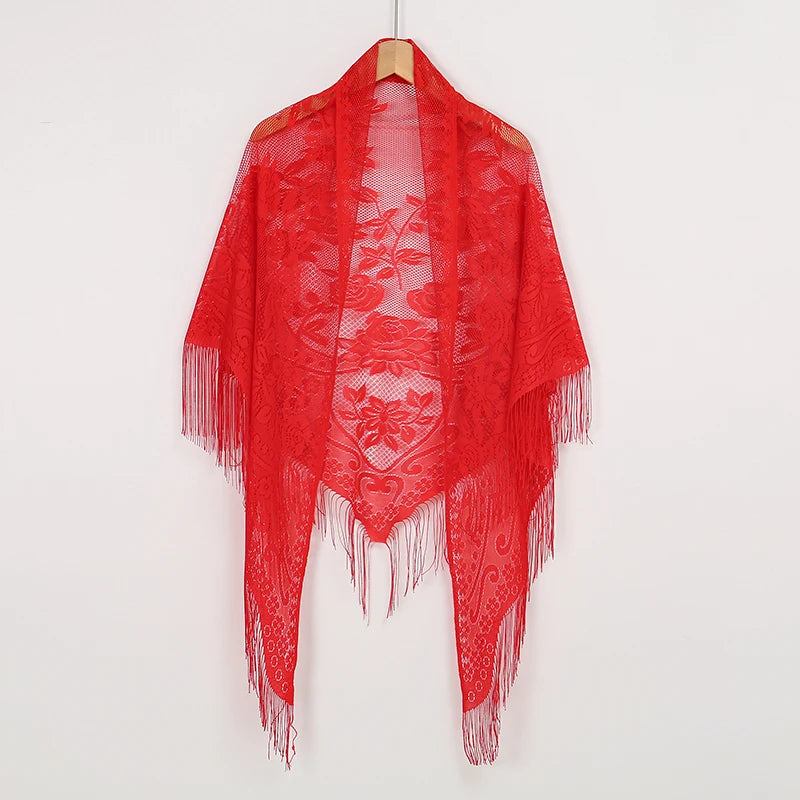 Elegant Triangle Wrap Shawl