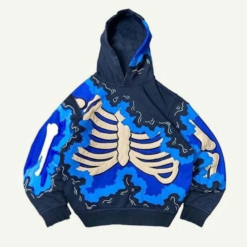 Skeleton Print Hoodie