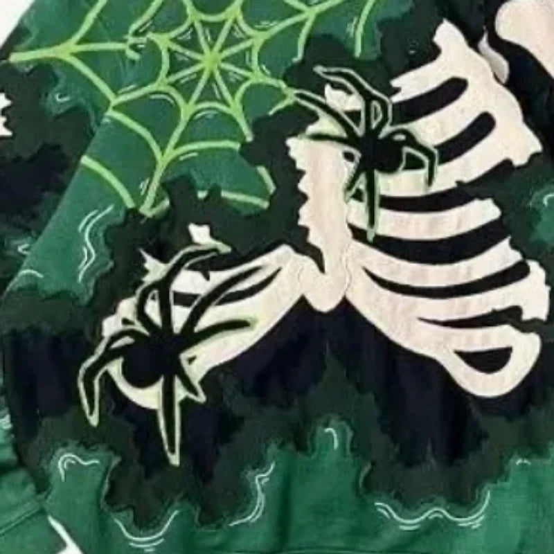 Skeleton Print Hoodie