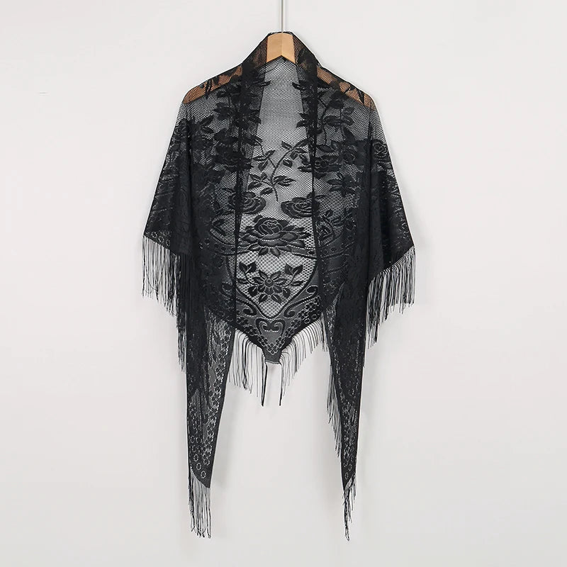 Elegant Triangle Wrap Shawl