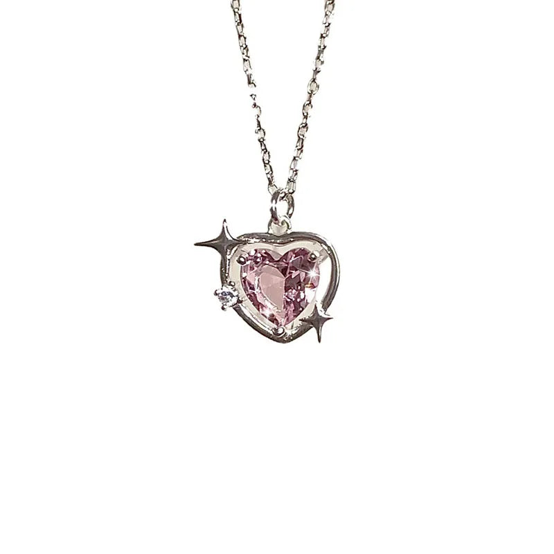 Pink Heart Necklace