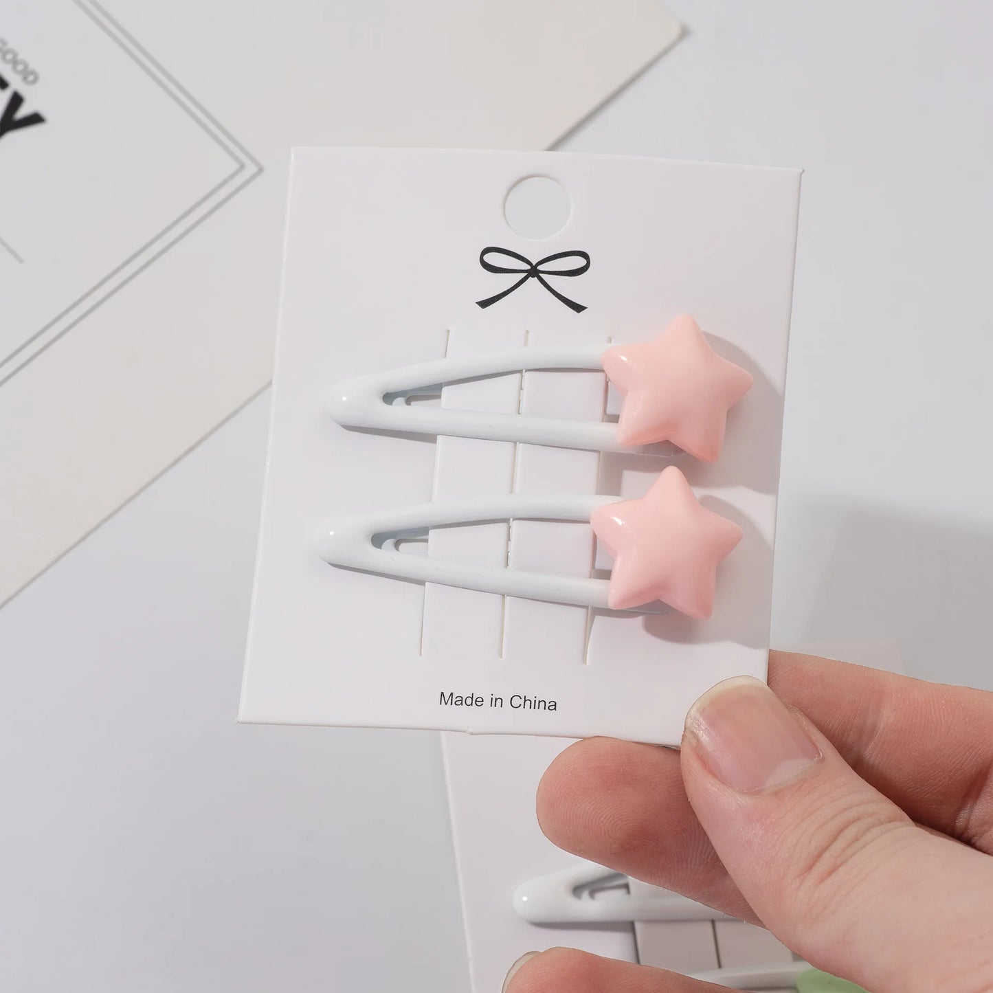 Cute Bubble Star Hairpins