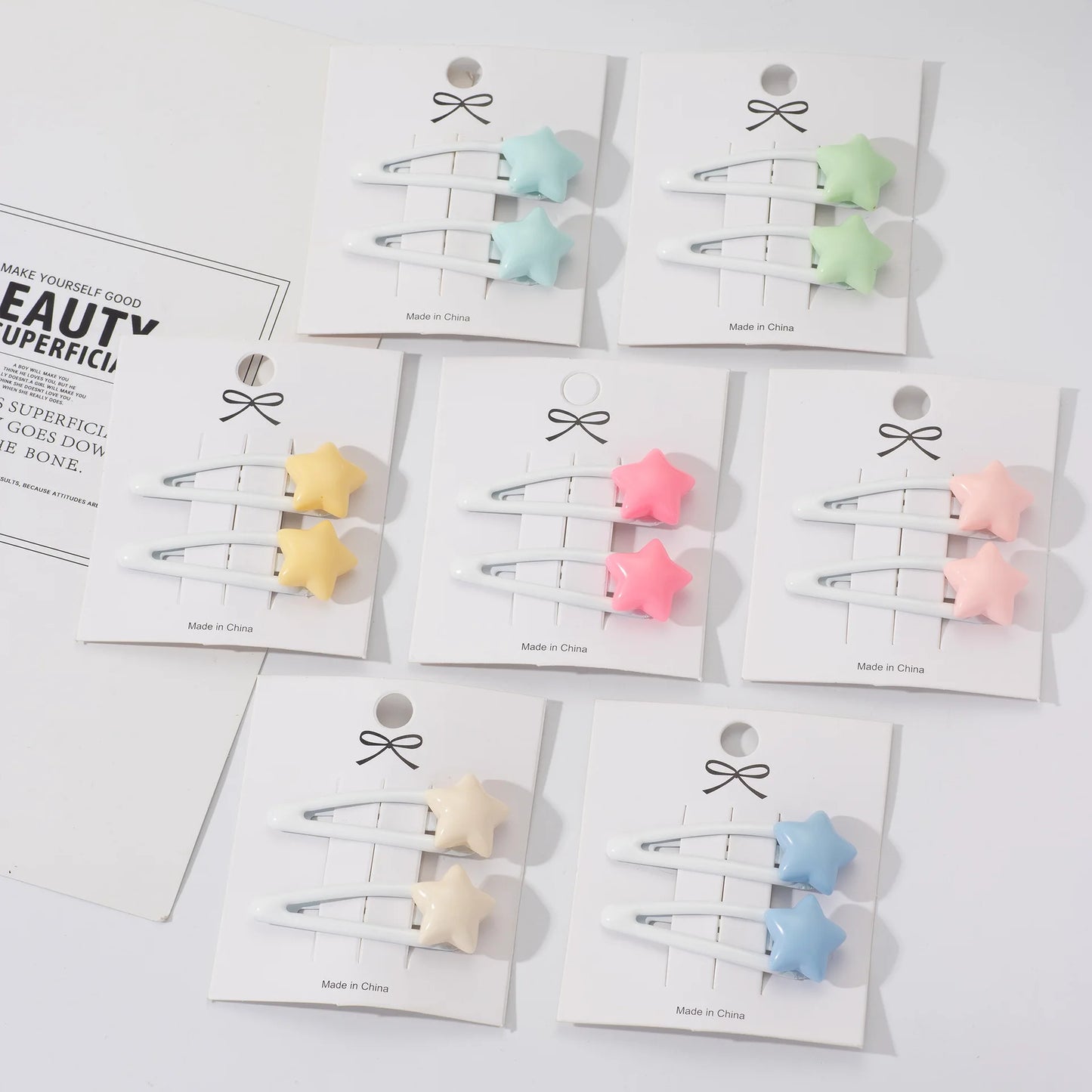 Cute Bubble Star Hairpins