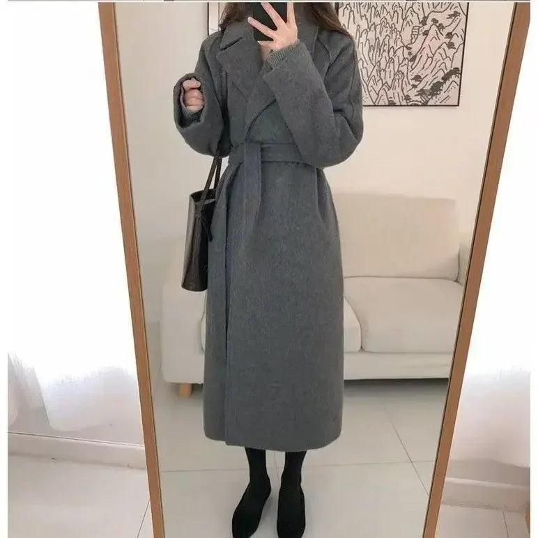 Long Elegant Wool Coat