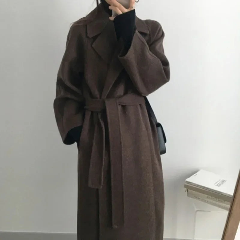 Long Elegant Wool Coat