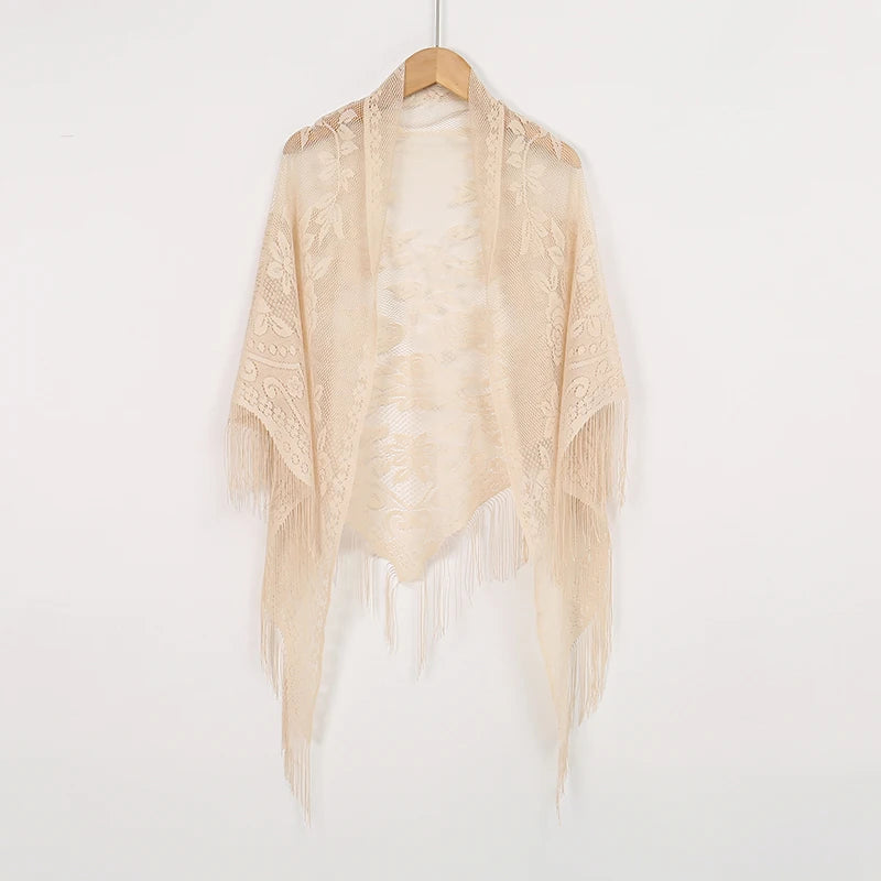 Elegant Triangle Wrap Shawl