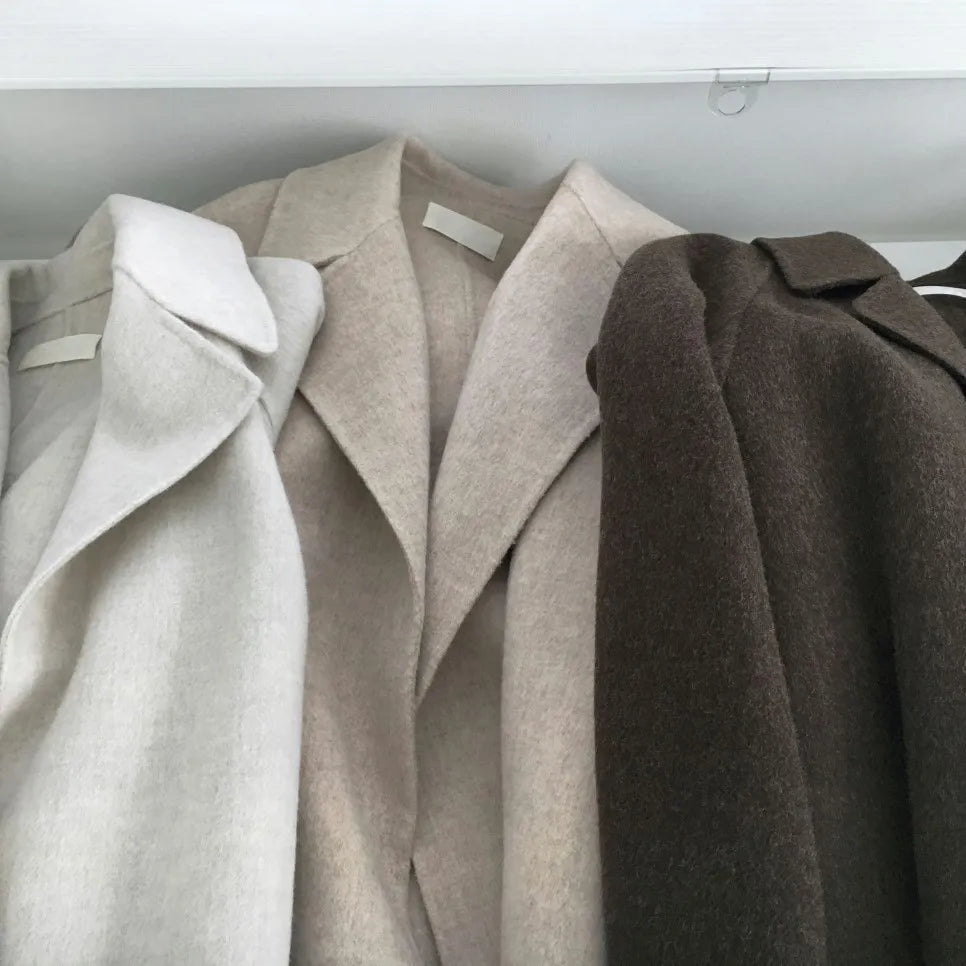 Long Elegant Wool Coat