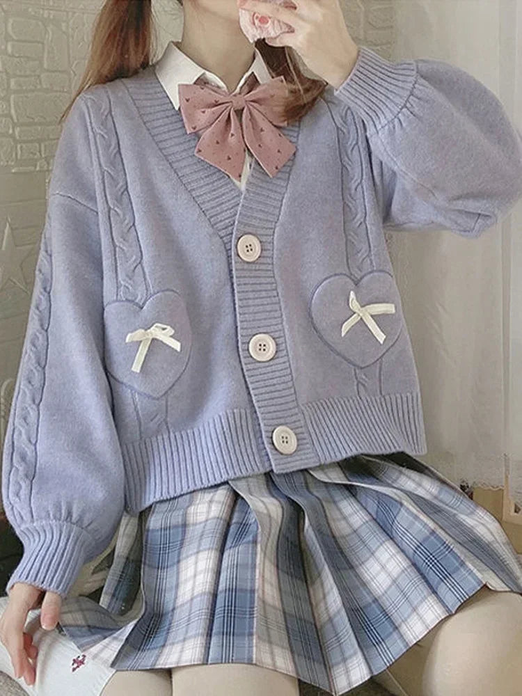 Kawaii Knitted Cardigan
