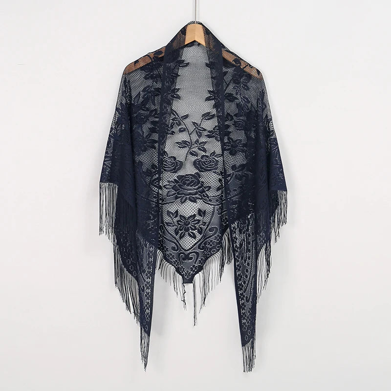Elegant Triangle Wrap Shawl