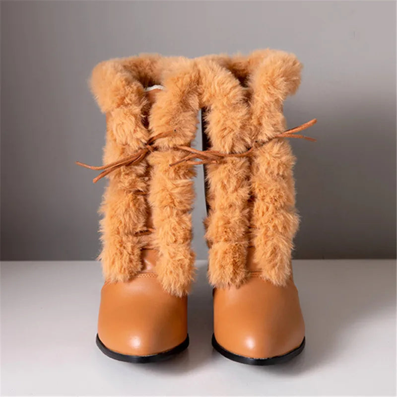 Winter Fur Ankle Boots