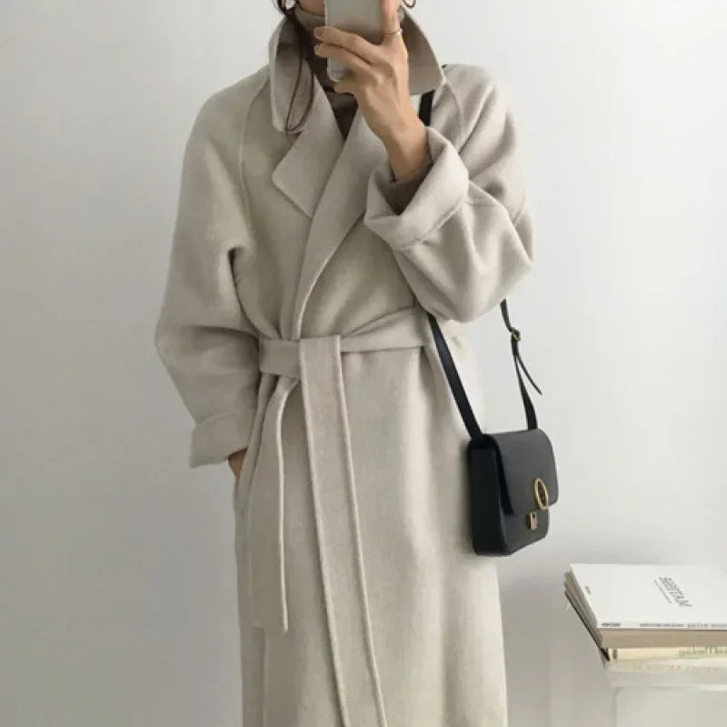 Long Elegant Wool Coat