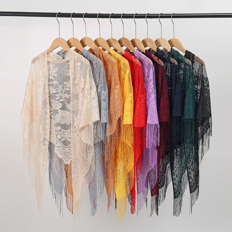 Elegant Triangle Wrap Shawl