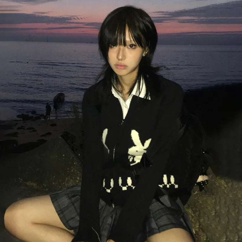 Vintage Style Rabbit Cardigan