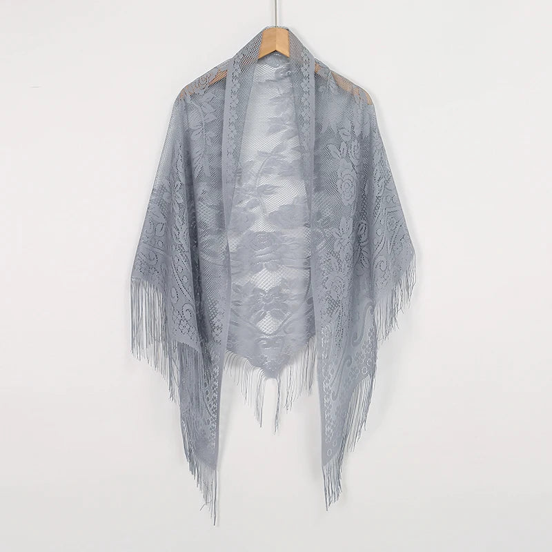 Elegant Triangle Wrap Shawl