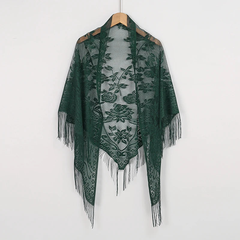 Elegant Triangle Wrap Shawl