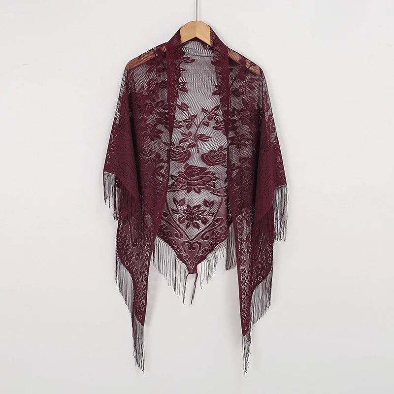 Elegant Triangle Wrap Shawl