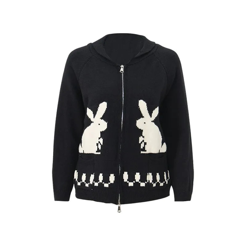 Vintage Style Rabbit Cardigan