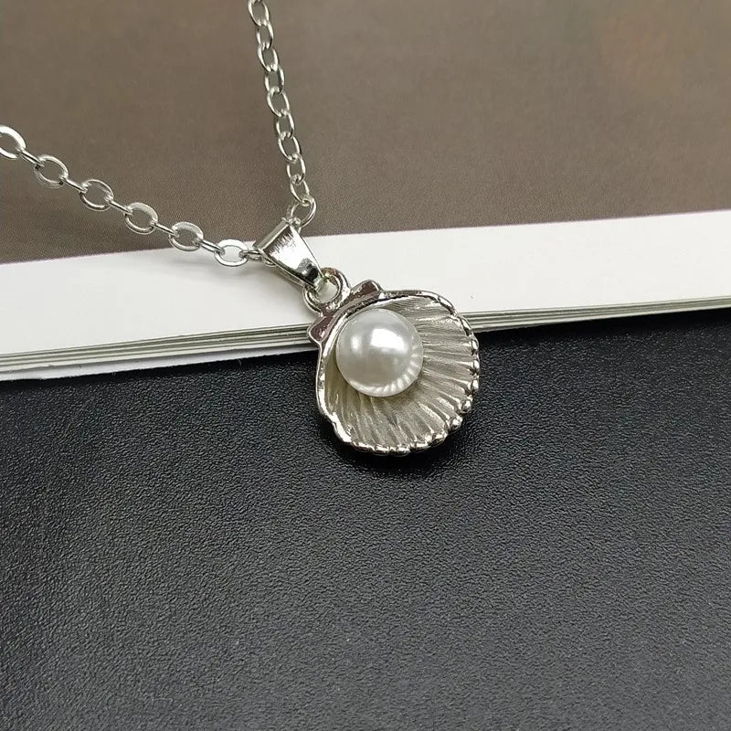 Mermaid's Seashell Pendant