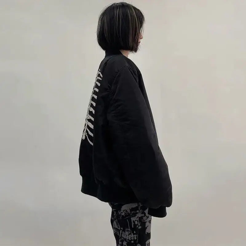 Spine Print Goth Jacket