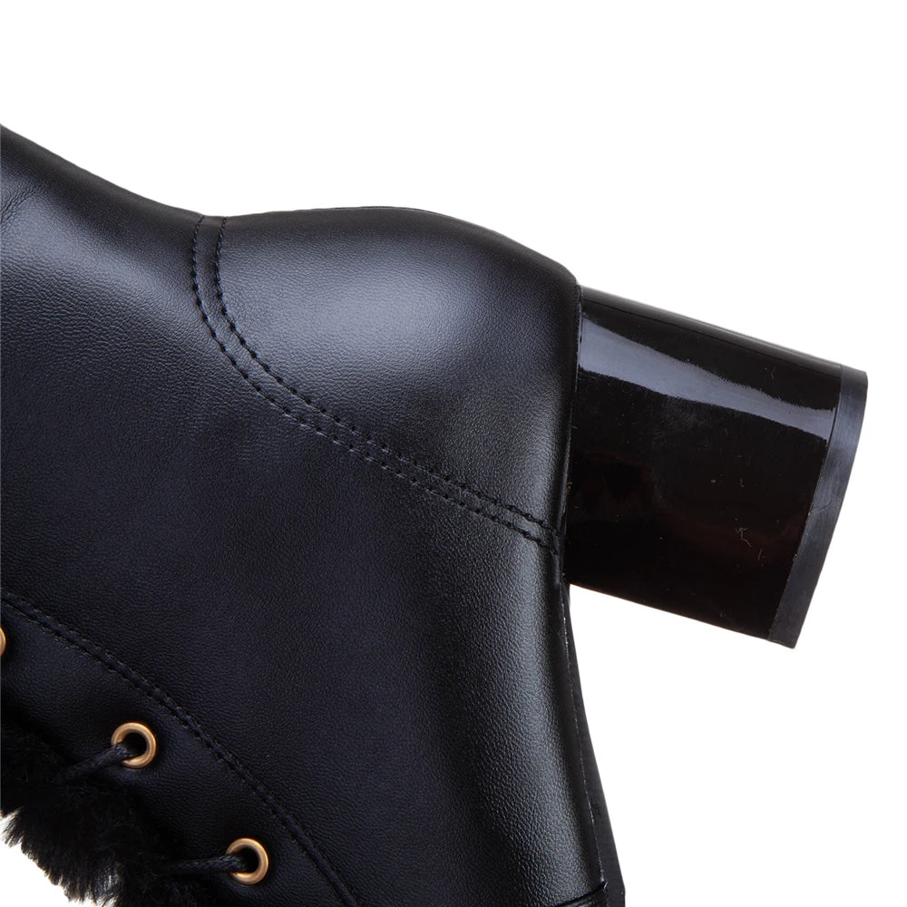 Winter Fur Ankle Boots