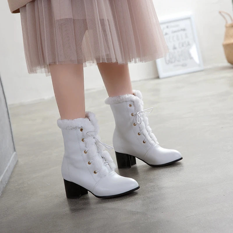 Winter Fur Ankle Boots