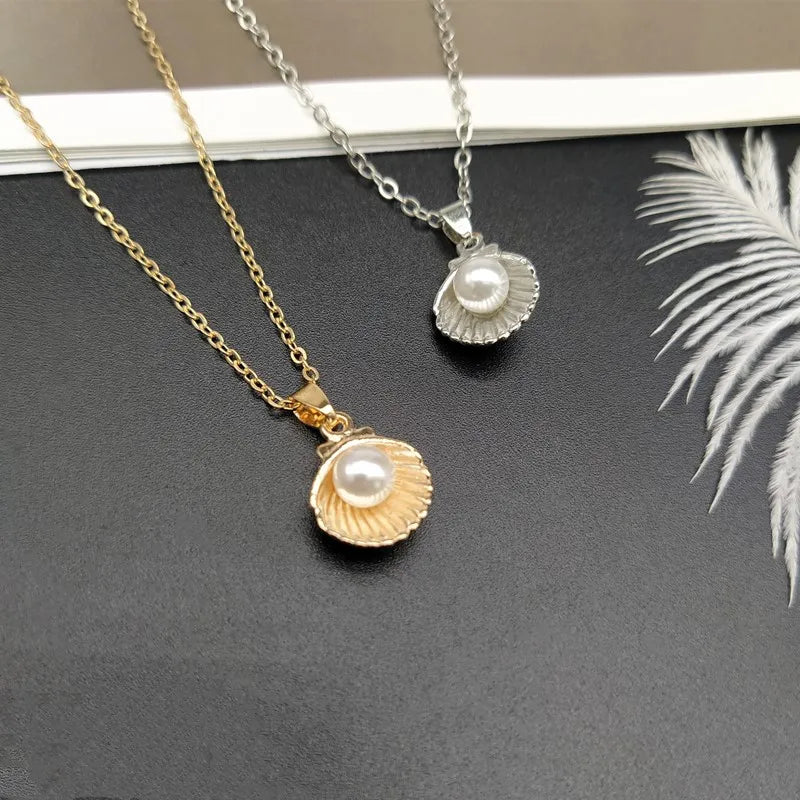 Mermaid's Seashell Pendant