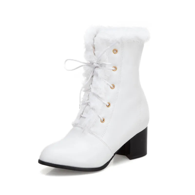 Winter Fur Ankle Boots
