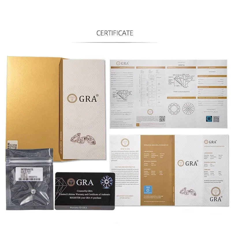 Luxury Snowflake Moissanite Ring