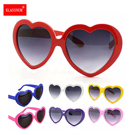 Retro Love Heart Sunglasses