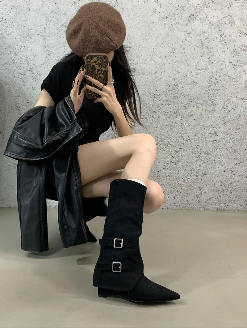 Suede Winter Booties