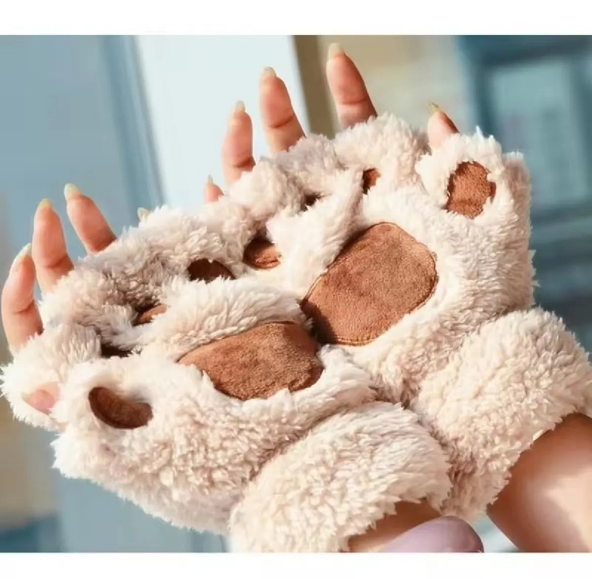 Cute Cat Paw Gloves