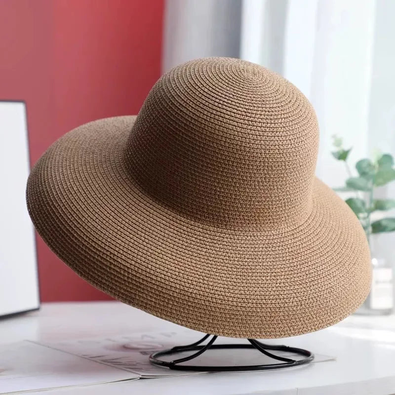 Elegant Hepburn Style Straw Hat