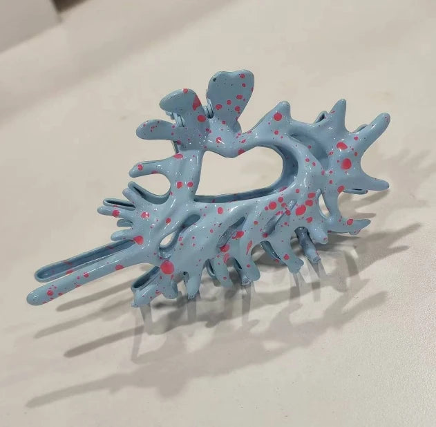Metal Ocean Conch Hair Claw