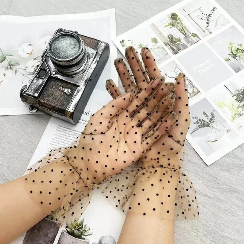 Dot Mesh Gloves