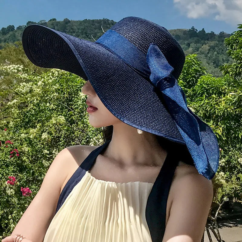 Foldable Summer Beach Straw Hat