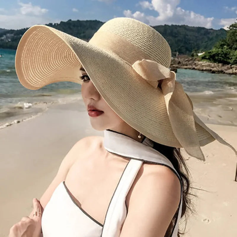 Foldable Summer Beach Straw Hat