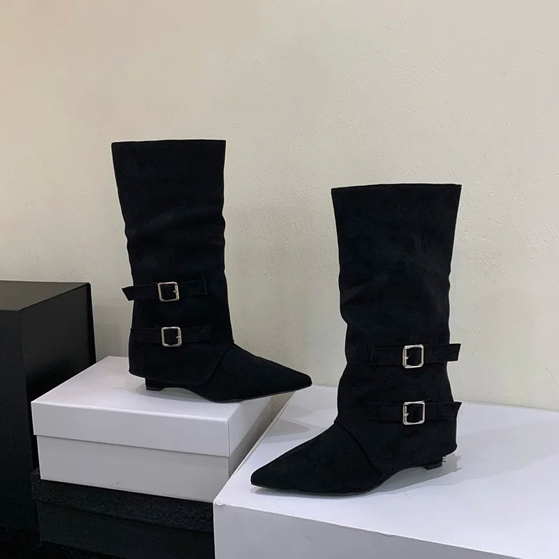 Suede Winter Booties